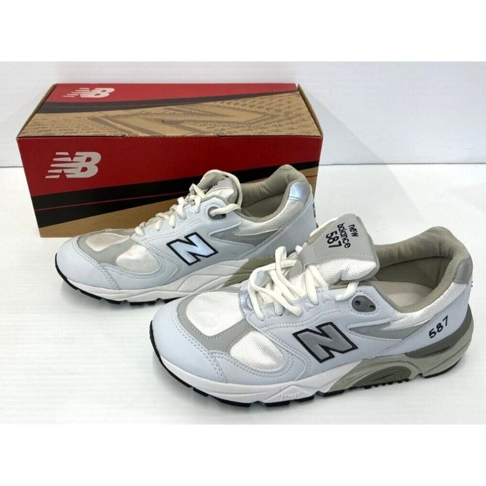 New Balance W587WB Womens 8 2A White Rollbar Abzorb Running Shoes